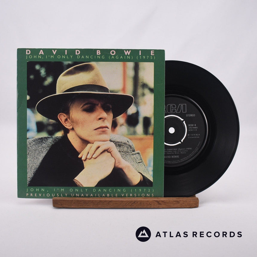 David Bowie John, I'm Only Dancing 7" Vinyl Record - Front Cover & Record