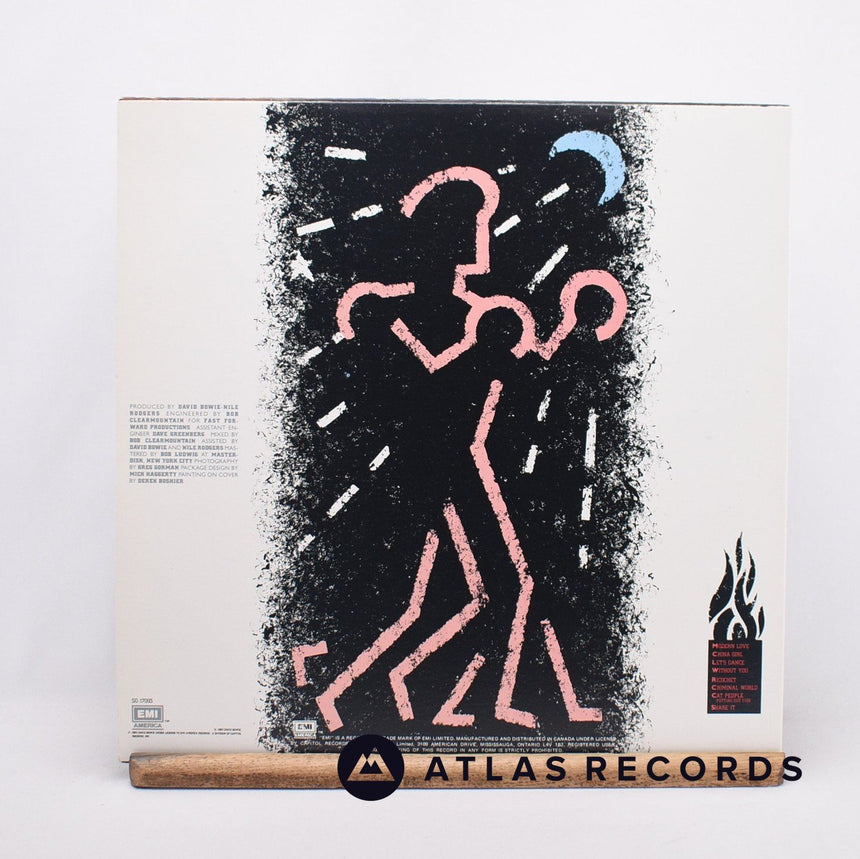 David Bowie - Let's Dance - Canada LP Vinyl Record - EX/VG+