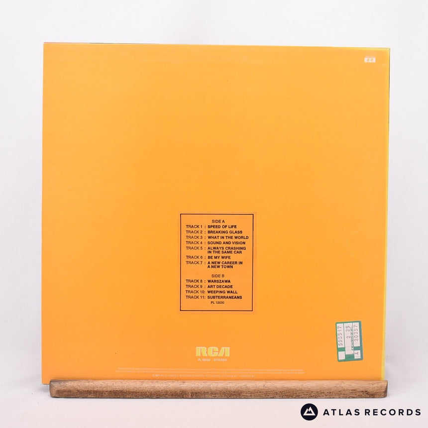 David Bowie - Low - Insert A-1 B-2 LP Vinyl Record - EX/EX