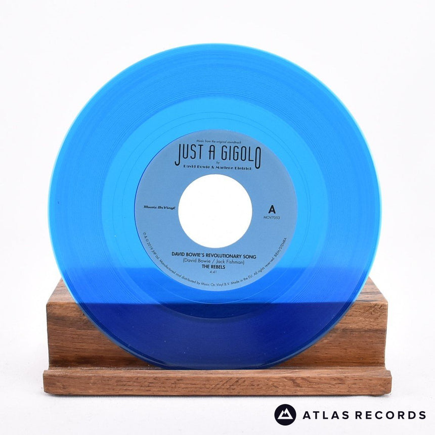 David Bowie - Music From The Original Soundtrack Just A Gigolo - Blue 7" Vinyl Record - EX/EX