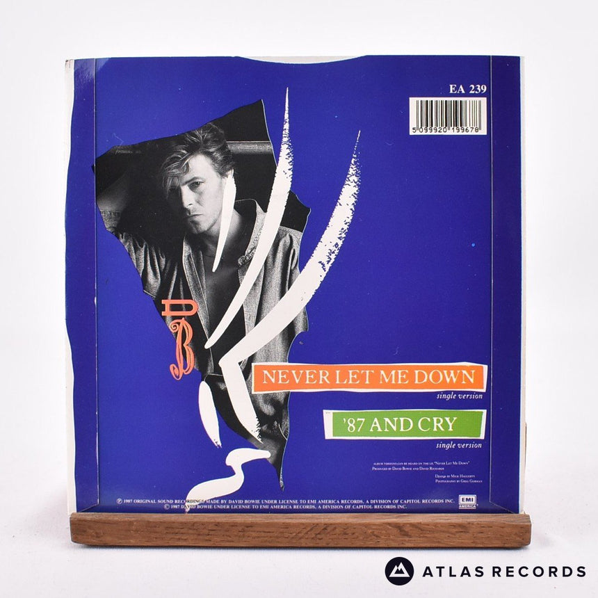 David Bowie - Never Let Me Down - 7" Vinyl Record - EX/EX