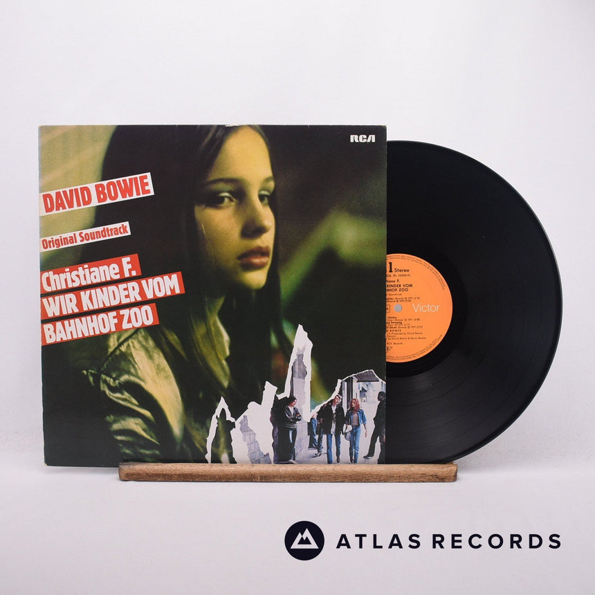 David Bowie Original Soundtrack Zum Film "Christiane F. Wir Kinder Vom Bahnhof Zoo" LP Vinyl Record - Front Cover & Record