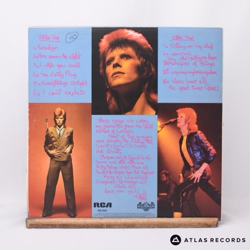 David Bowie - Pinups - LP Vinyl Record - VG+/EX