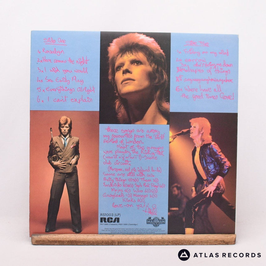 David Bowie - Pinups - Insert A-3E B-3E LP Vinyl Record - EX/EX