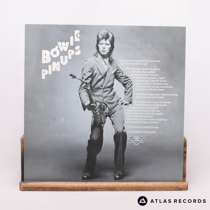 David Bowie - Pinups - Insert A-3E B-3E LP Vinyl Record - EX/EX