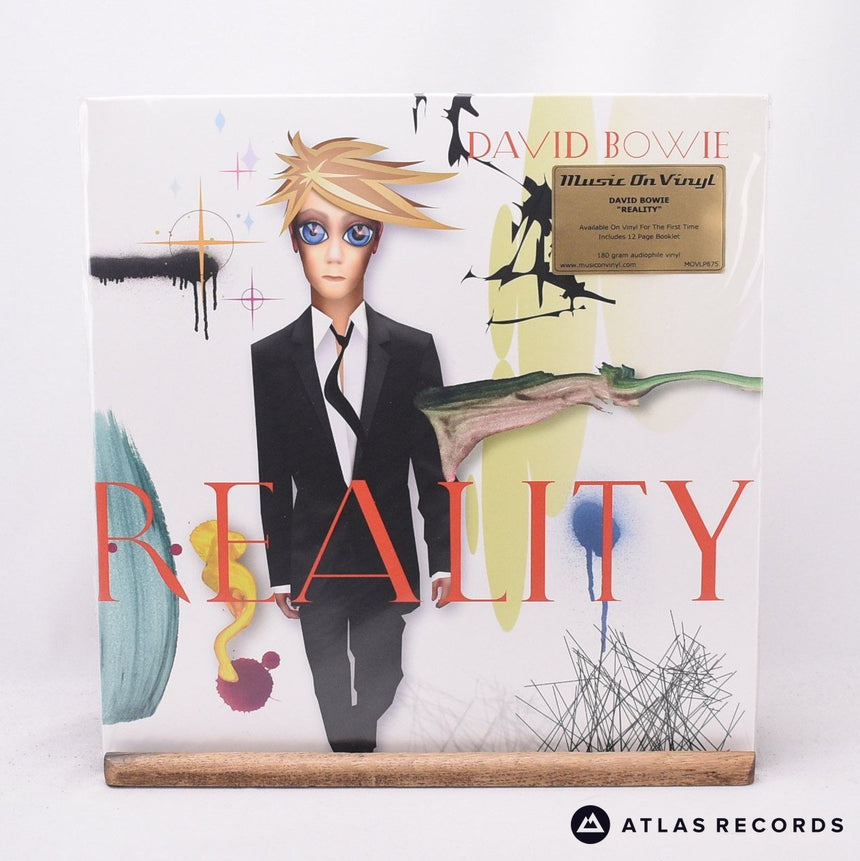David Bowie Reality LP Vinyl Record - Front Cover & Record