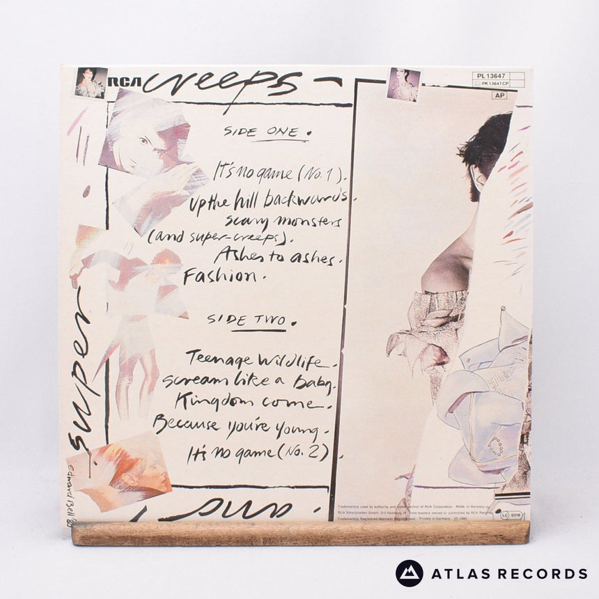 David Bowie - Scary Monsters - Teldec Press LP Vinyl Record - EX/EX