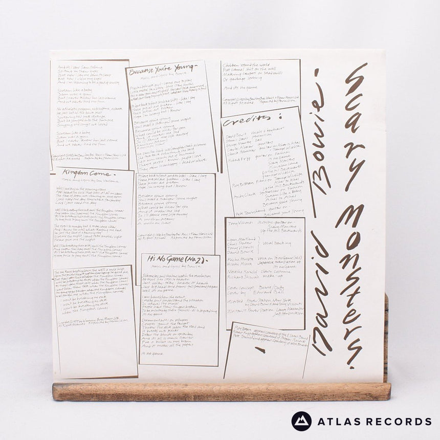 David Bowie - Scary Monsters - Reissue LP Vinyl Record - EX/VG+