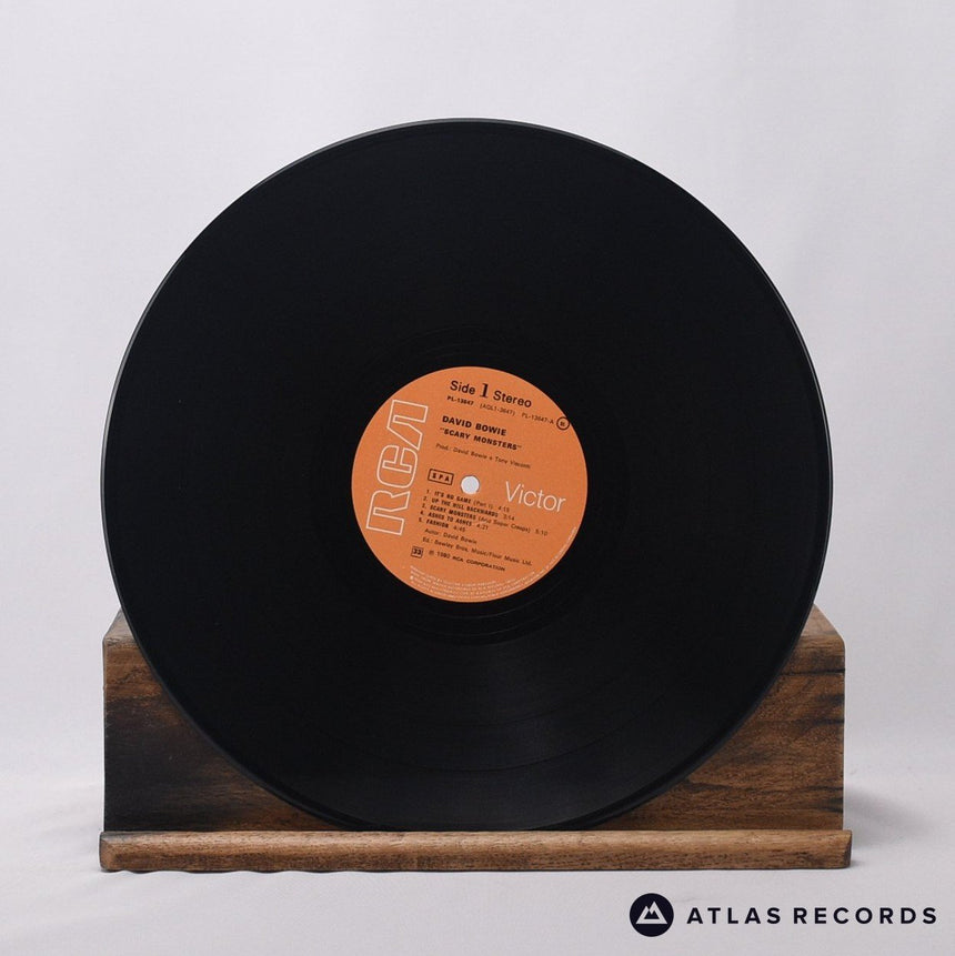 David Bowie - Scary Monsters - Lyric Sheet Portuguese LP Vinyl Record - EX/EX