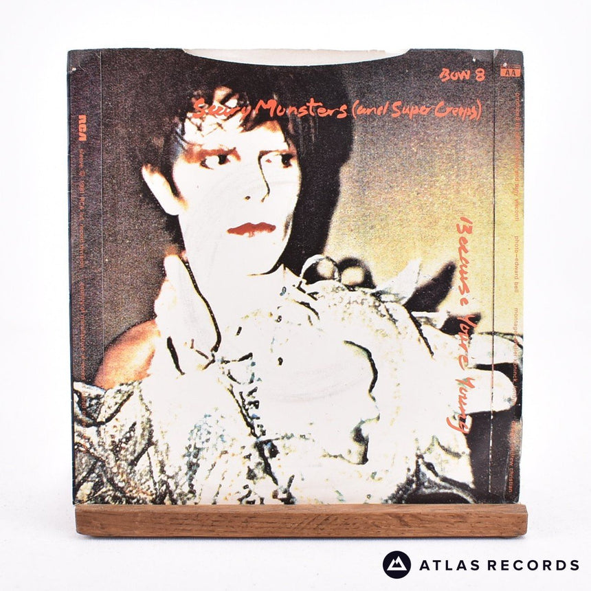 David Bowie - Scary Monsters - Promo 7" Vinyl Record - VG+/EX