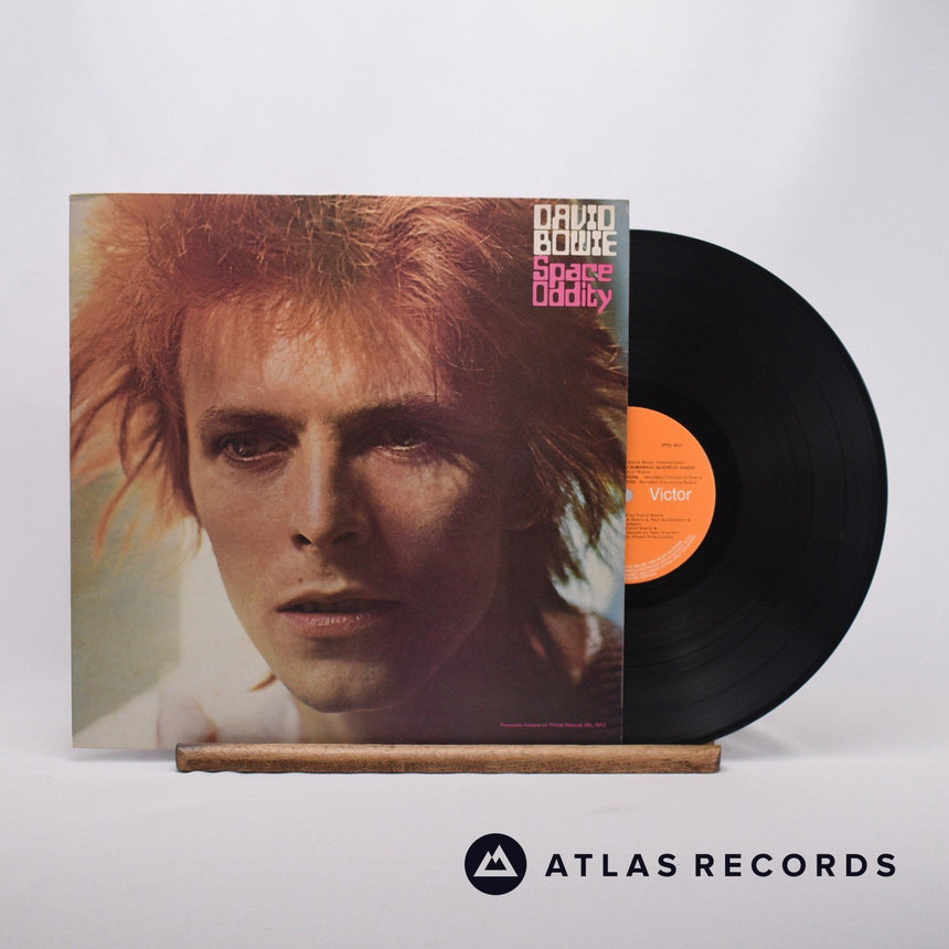 David Bowie Space Oddity LP Vinyl Record - Front Cover & Record