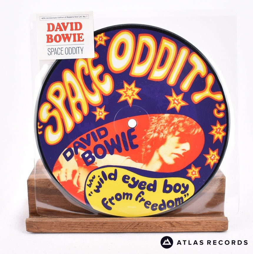 David Bowie Space Oddity 7" Vinyl Record - Front Cover & Record
