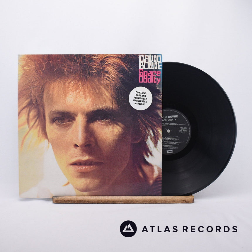 David Bowie Space Oddity LP Vinyl Record - Front Cover & Record