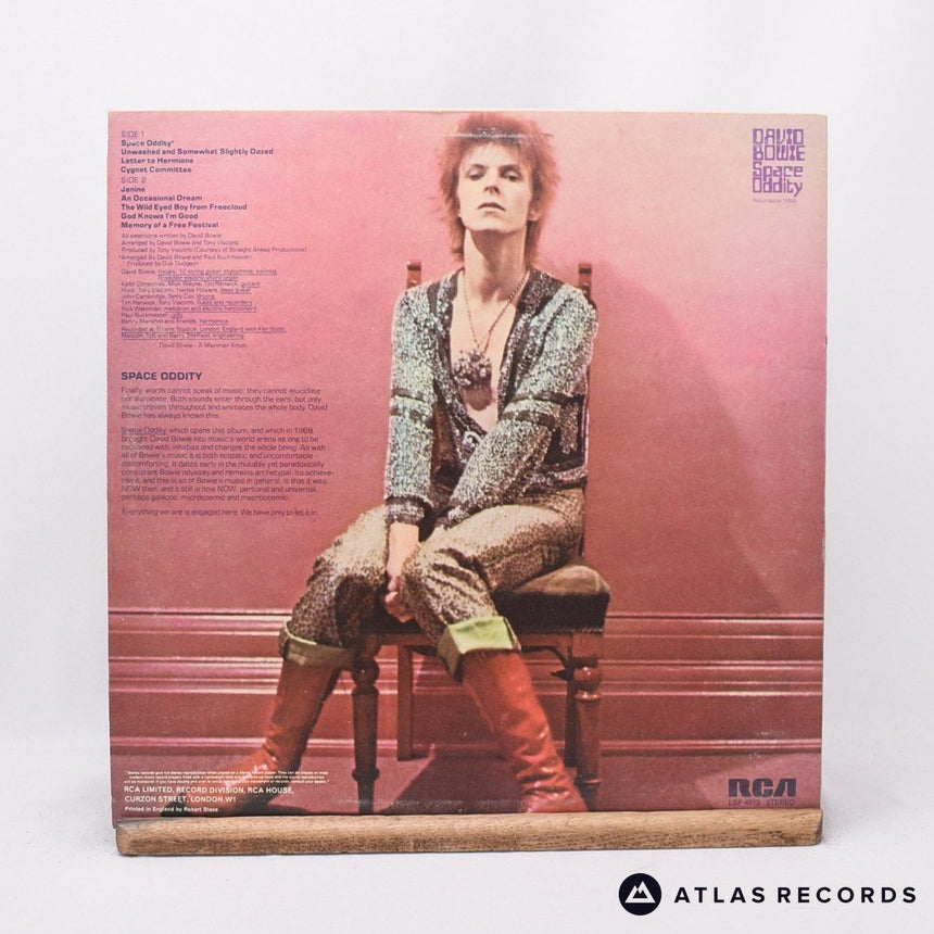 David Bowie - Space Oddity - Bilbo Reissue LP Vinyl Record - VG+/VG+