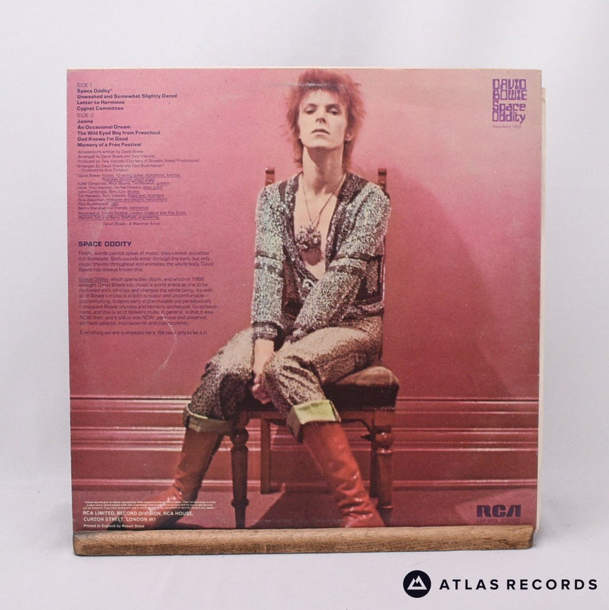 David Bowie - Space Oddity - Bilbo Poster Reissue LP Vinyl Record - VG+/EX