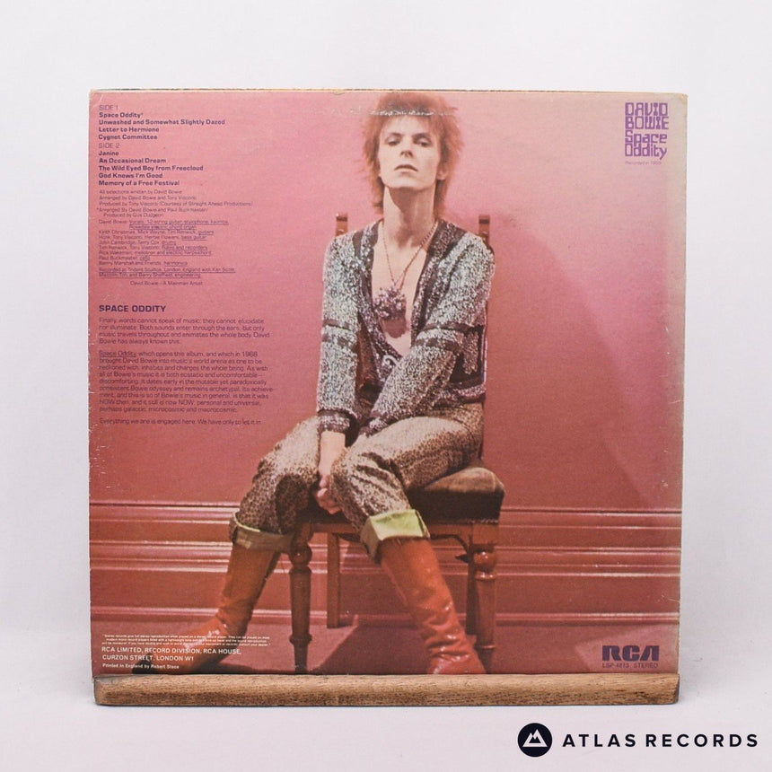 David Bowie - Space Oddity - Poster 01 02 LP Vinyl Record - VG+/VG+