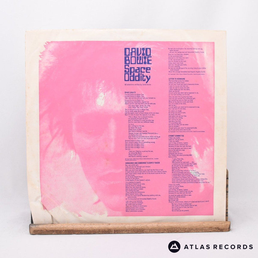 David Bowie - Space Oddity - Bilbo Reissue LP Vinyl Record - VG+/VG+