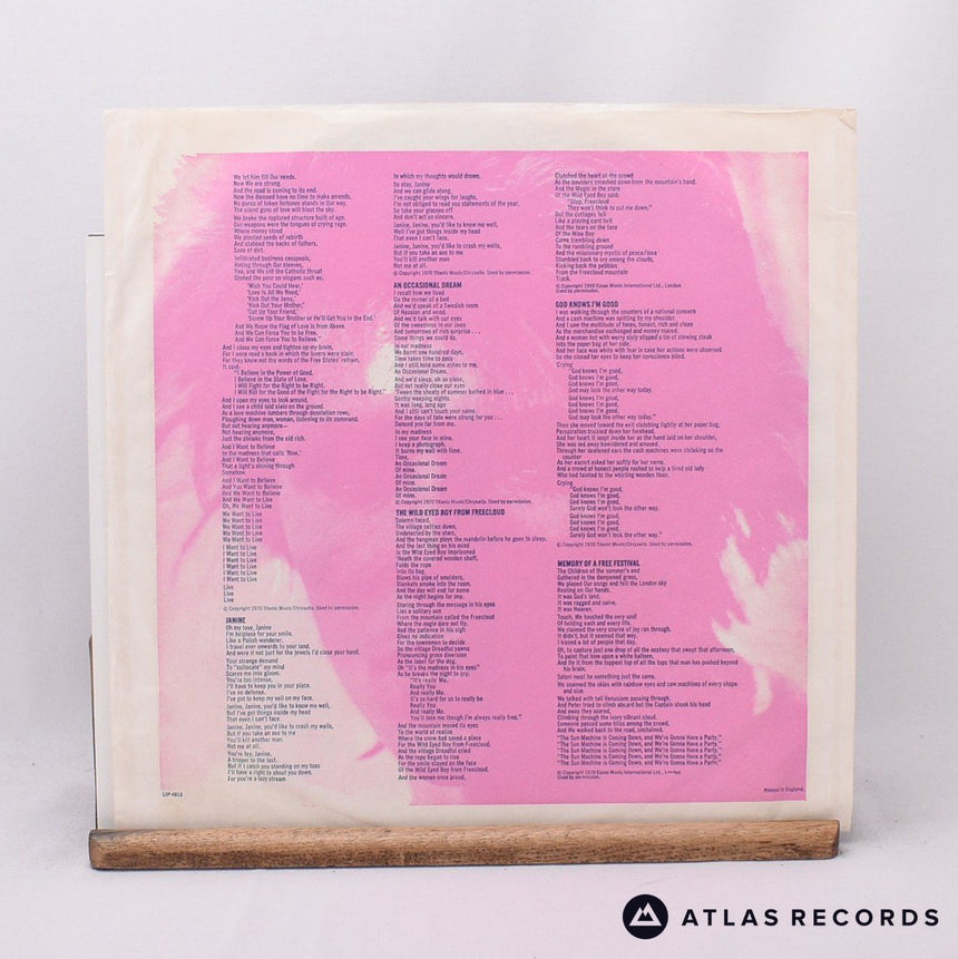 David Bowie - Space Oddity - Bilbo Poster Reissue LP Vinyl Record - VG+/EX