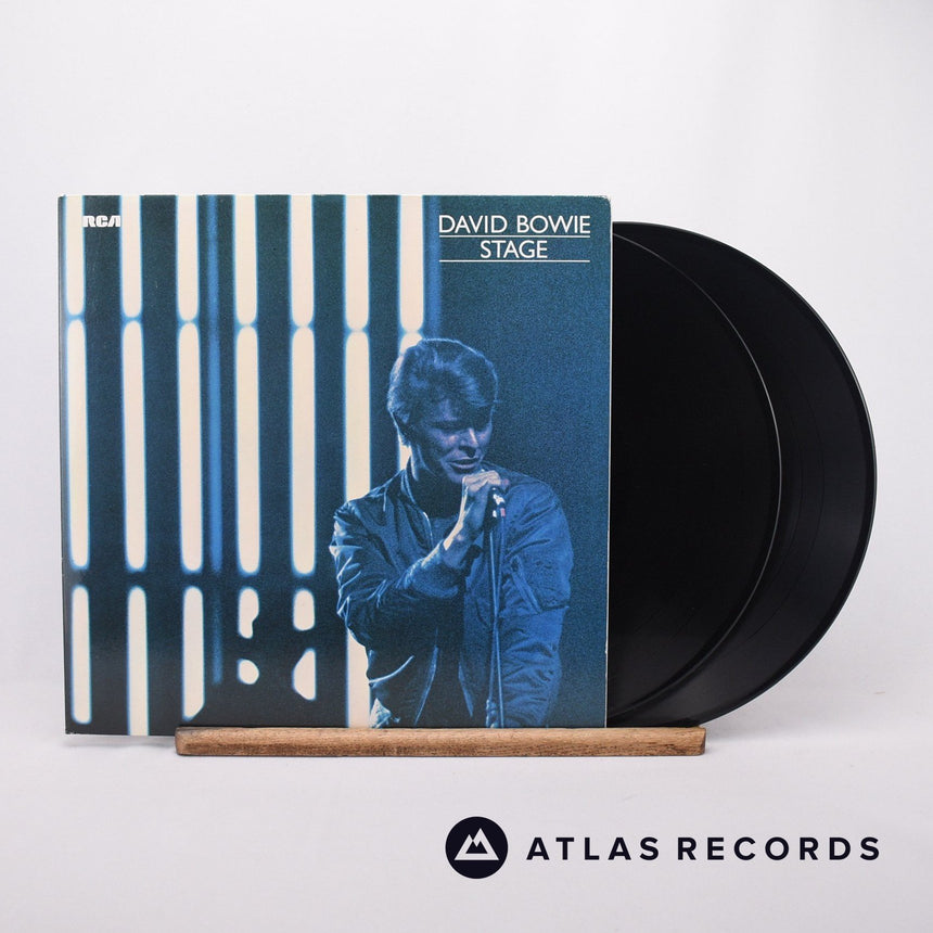 David Bowie Stage 2 x LP Vinyl Record - Front Cover & Record