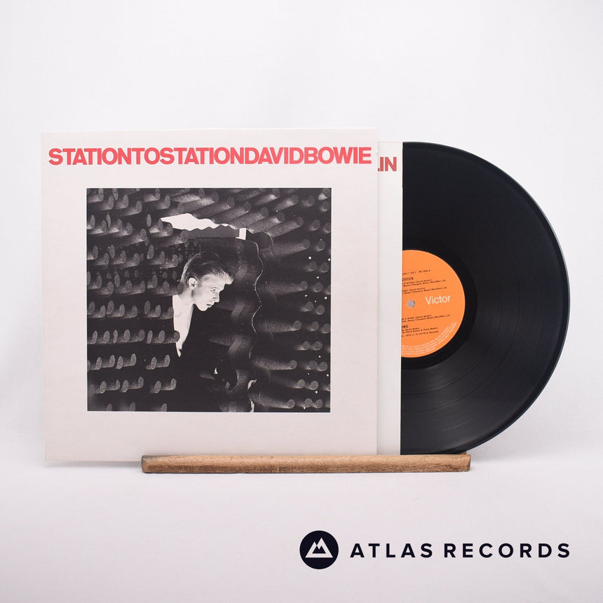 David Bowie Station To Station LP Vinyl Record - Front Cover & Record