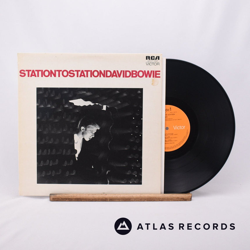 David Bowie Station To Station LP Vinyl Record - Front Cover & Record