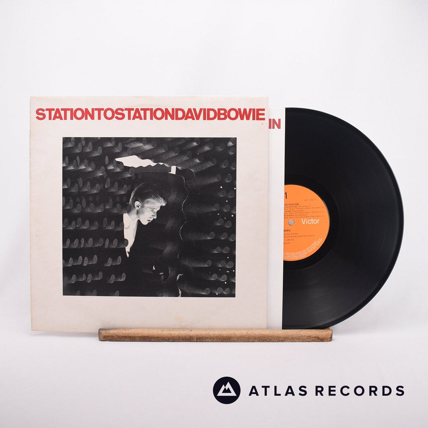 David Bowie Station To Station LP Vinyl Record - Front Cover & Record