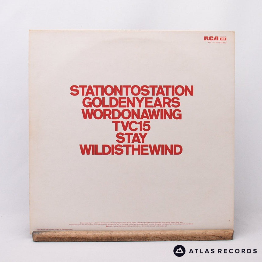 David Bowie - Station To Station - Insert A-1 B-1 LP Vinyl Record - EX/VG+