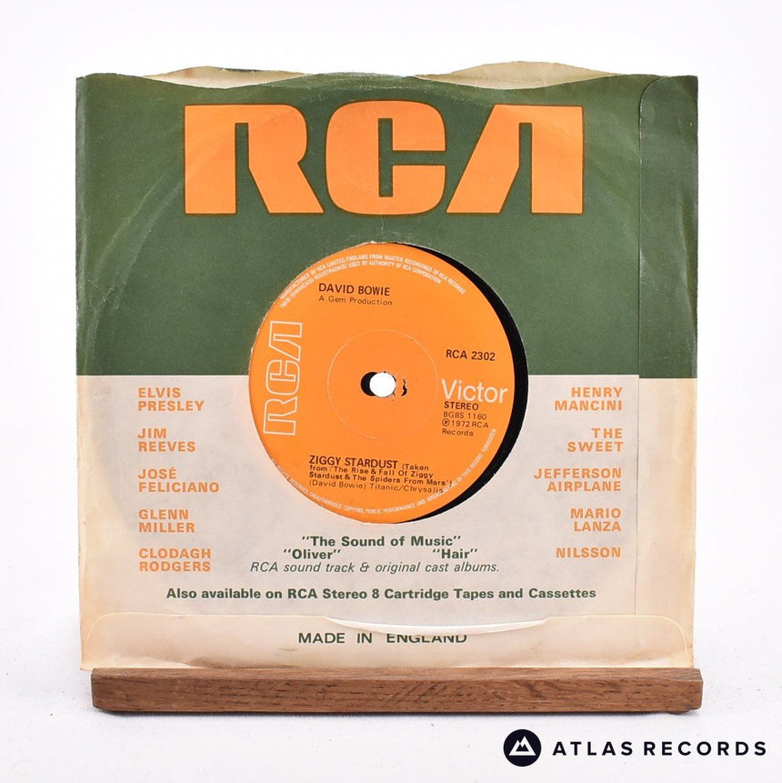 David Bowie - The Jean Genie - 7" Vinyl Record - VG+/VG+