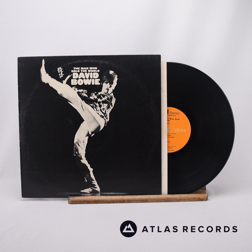 David Bowie The Man Who Sold The World LP Vinyl Record - Front Cover & Record