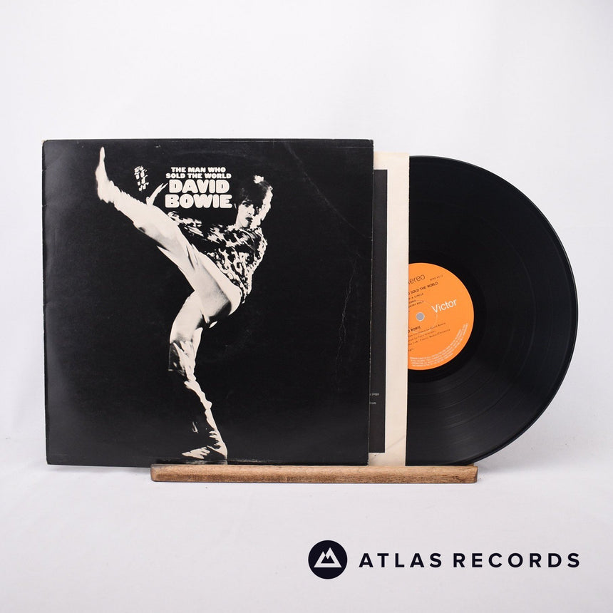 David Bowie The Man Who Sold The World LP Vinyl Record - Front Cover & Record
