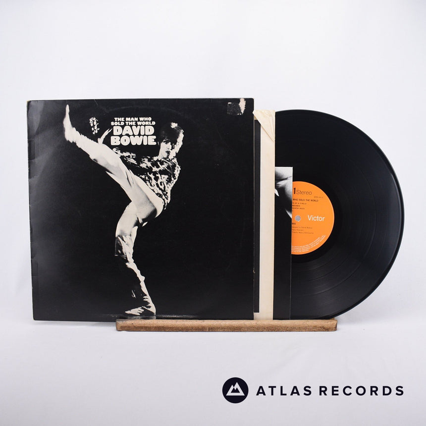 David Bowie The Man Who Sold The World LP Vinyl Record - Front Cover & Record