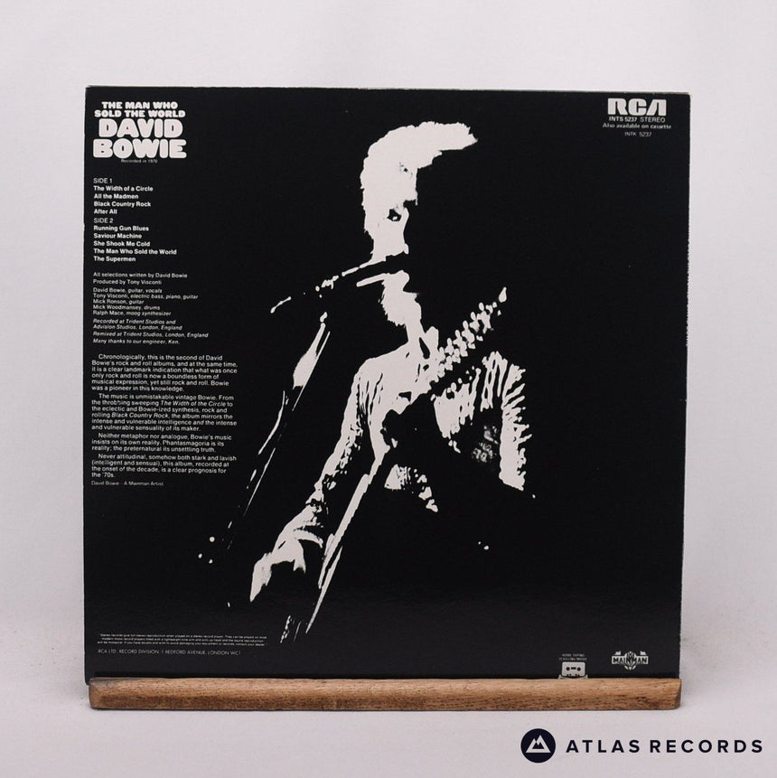 David Bowie - The Man Who Sold The World - A-2U B-1U LP Vinyl Record - EX/NM