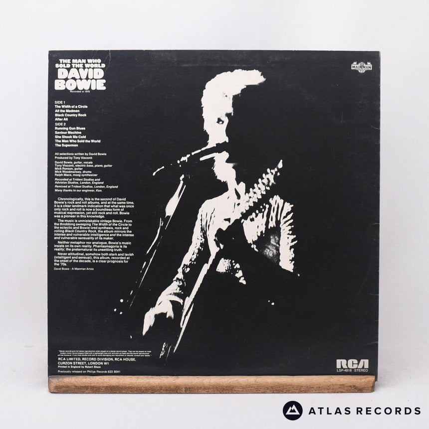 David Bowie - The Man Who Sold The World - A3 A7 LP Vinyl Record - VG+/VG+
