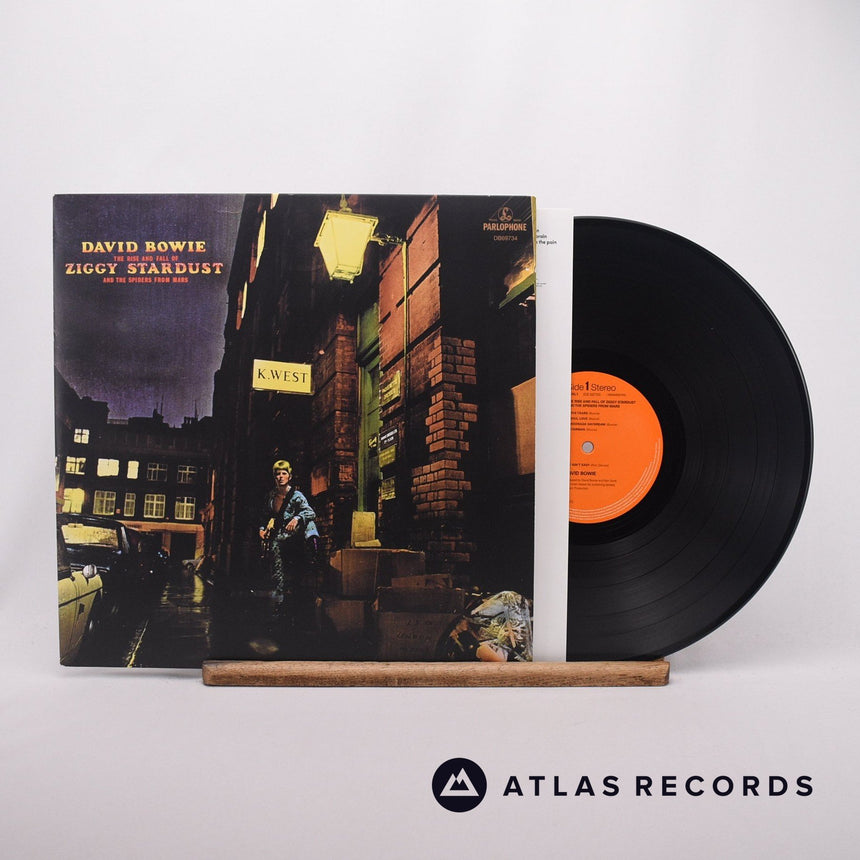 David Bowie The Rise And Fall Of Ziggy Stardust And The Spiders From Mars LP Vinyl Record - Front Cover & Record