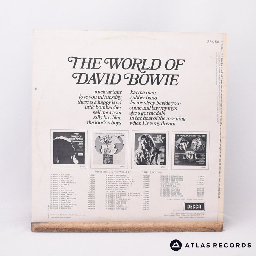 David Bowie - The World Of David Bowie - Reissue LP Vinyl Record - VG+/VG+
