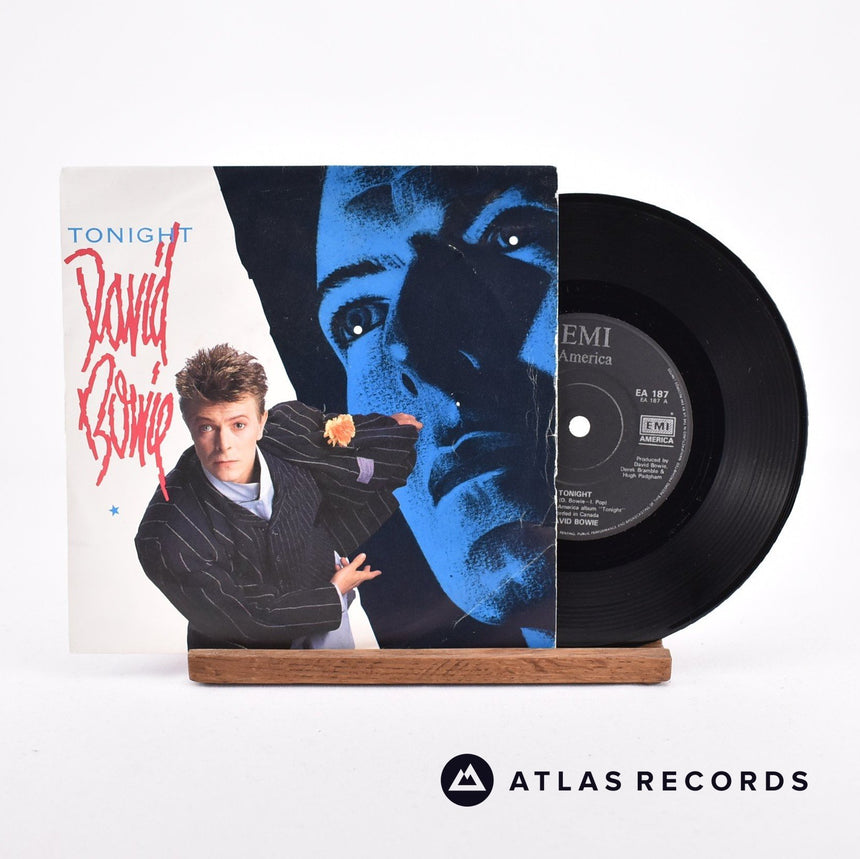 David Bowie Tonight 7" Vinyl Record - Front Cover & Record