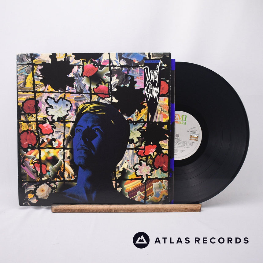 David Bowie Tonight LP Vinyl Record - Front Cover & Record