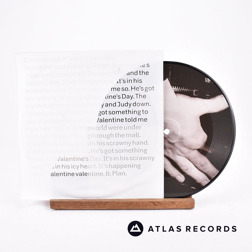 David Bowie Valentine's Day 7" Vinyl Record - Front Cover & Record