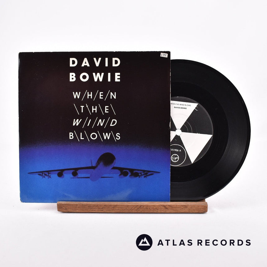 David Bowie When The Wind Blows 7" Vinyl Record - Front Cover & Record