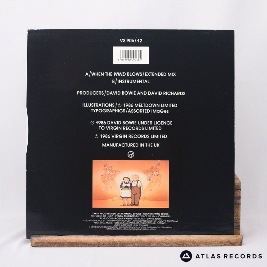 David Bowie - When The Wind Blows - Dmm Townhouse 12" Vinyl Record - VG+/VG+