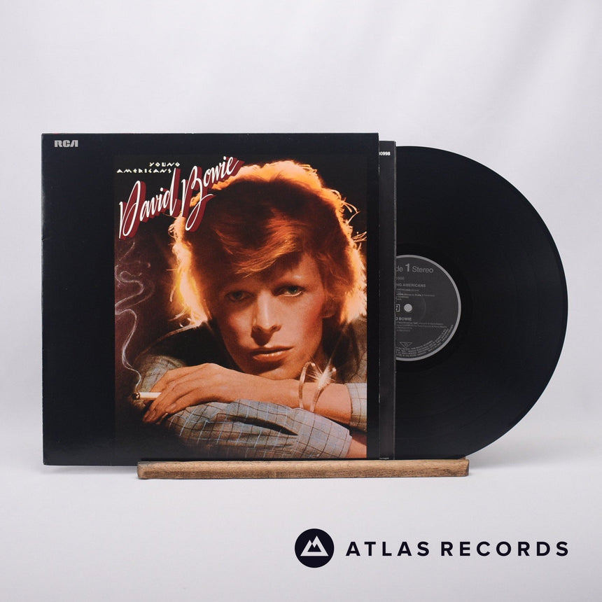 David Bowie Young Americans LP Vinyl Record - Front Cover & Record