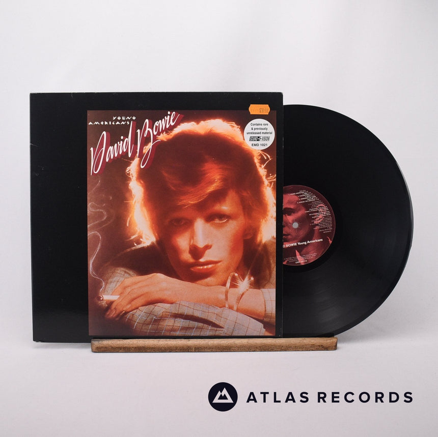 David Bowie Young Americans LP Vinyl Record - Front Cover & Record