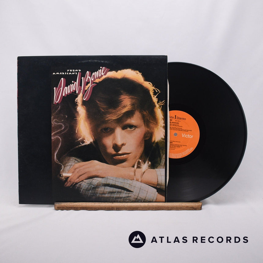 David Bowie Young Americans LP Vinyl Record - Front Cover & Record