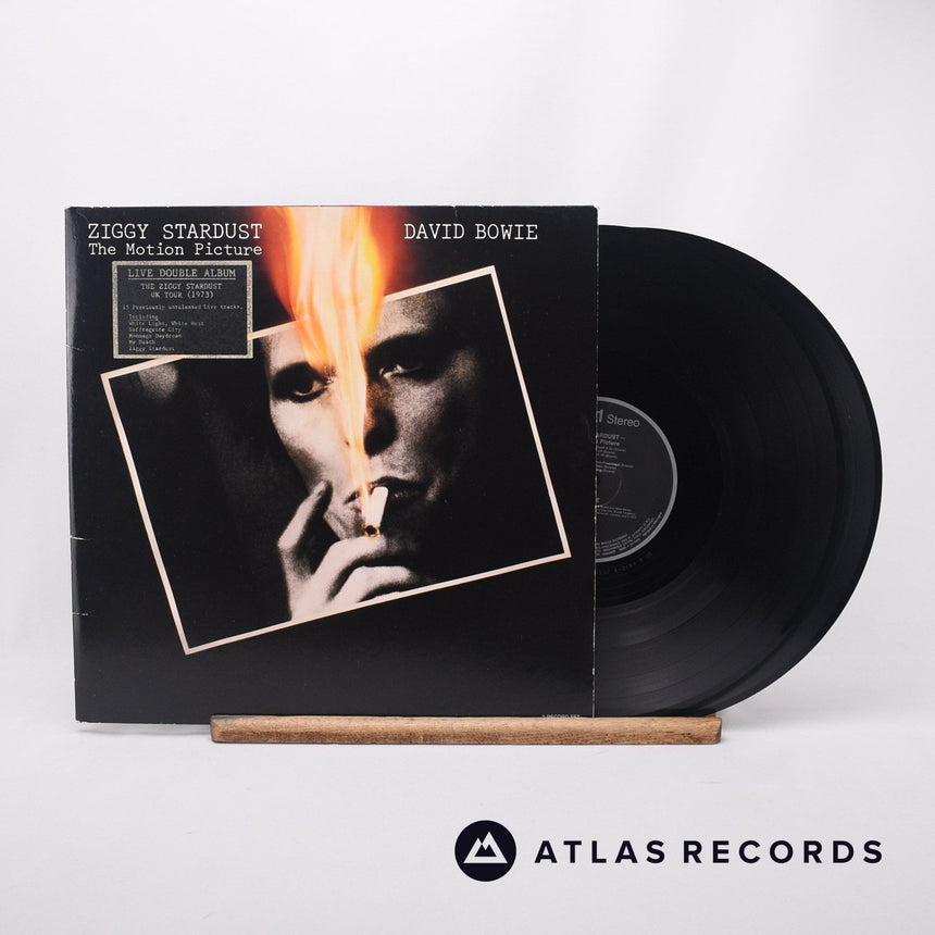 David Bowie Ziggy Stardust - The Motion Picture 2 x LP Vinyl Record - Front Cover & Record