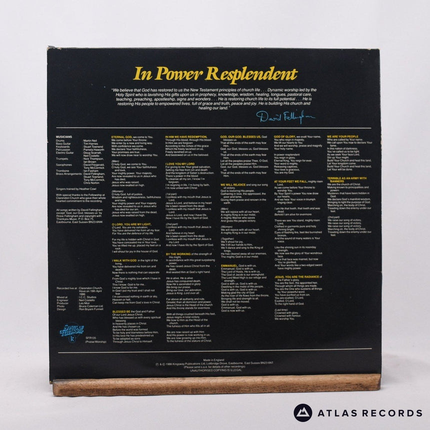 David Fellingham - In Power Resplendent - LP Vinyl Record - EX/EX