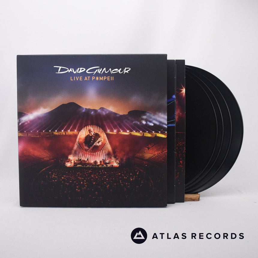 David Gilmour Live At Pompeii 4 x LP Vinyl Record - Front Cover & Record