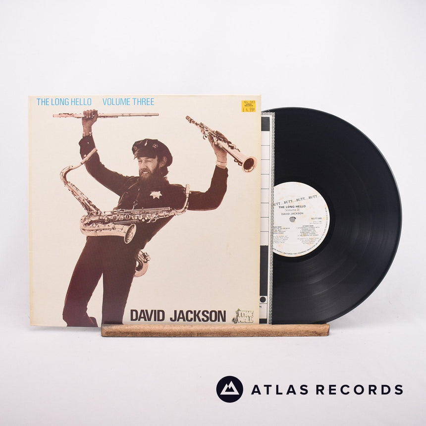 David Jackson The Long Hello Volume Three LP Vinyl Record - Front Cover & Record