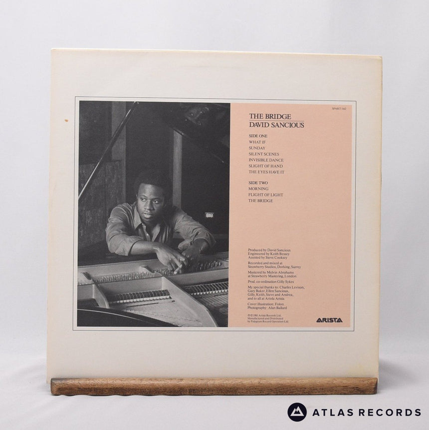 David Sancious - The Bridge - Limited Edition A1 B1 LP Vinyl Record - EX/EX