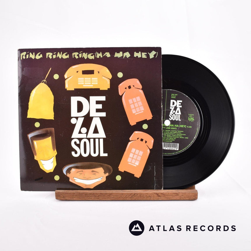 De La Soul Ring Ring Ring 7" Vinyl Record - Front Cover & Record