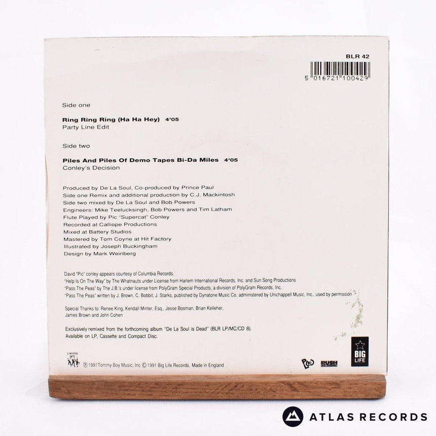 De La Soul - Ring Ring Ring - 7" Vinyl Record - VG+/EX
